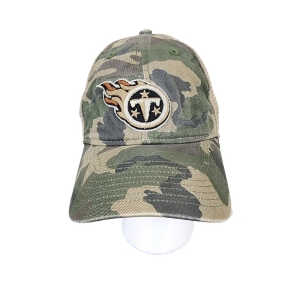 RBK Old Orchard Beach Tennessee Titans Camo Snap Back Cap NFL - Picture 1 of 6
